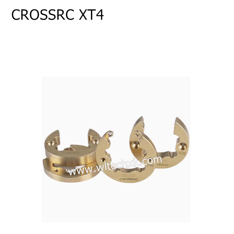 CROSSRC XT4 Parts CNC Copper Wheel Rim Counterweight CS-97400974-2