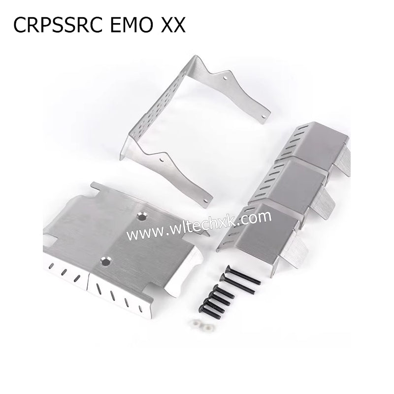 CROSSRC EMO XX Parts 6x6 304 Stainless Steel Chassis Armor