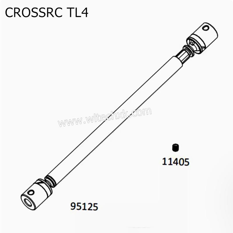 CROSSRC TL4 Parts Front Drive Shaft 95125 CS-97401372
