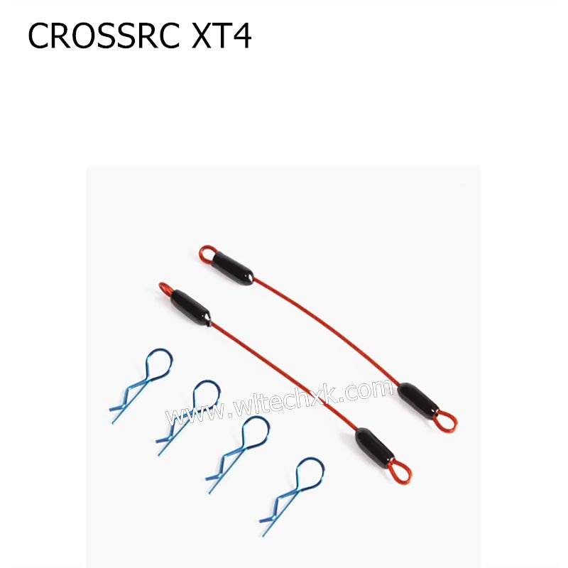 CROSSRC XT4 Parts Car Shell Buckle Anti Lost Rope 2 Pack-1