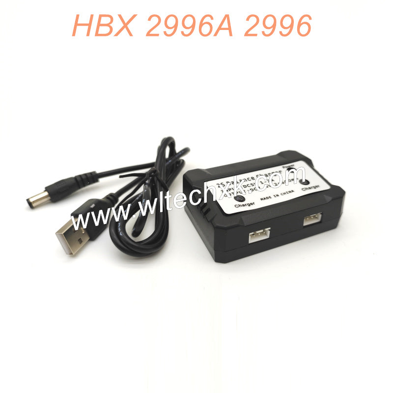 7.4V Dual Battery Charger Parts For HAIBOXING 2996 2996A