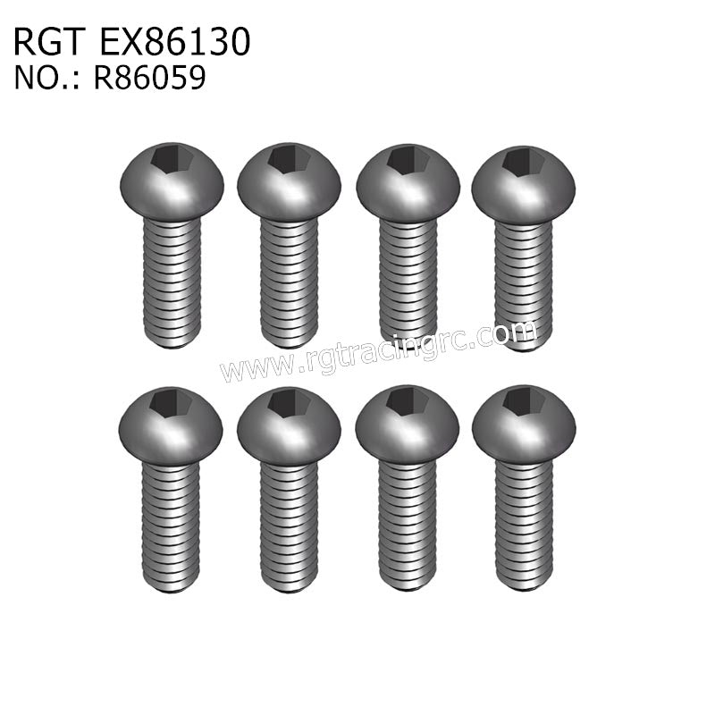 RGT EX86130 Original Parts Button Head 3X8 R86059