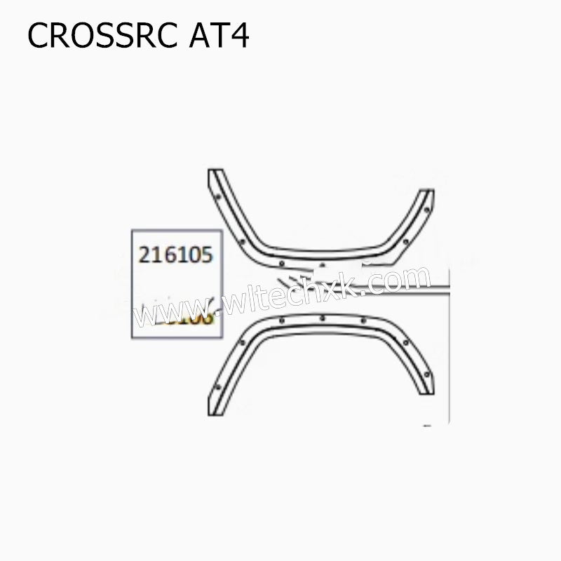 CROSSRC AT4 Parts Wheel Eyebrow kit CS-97400926