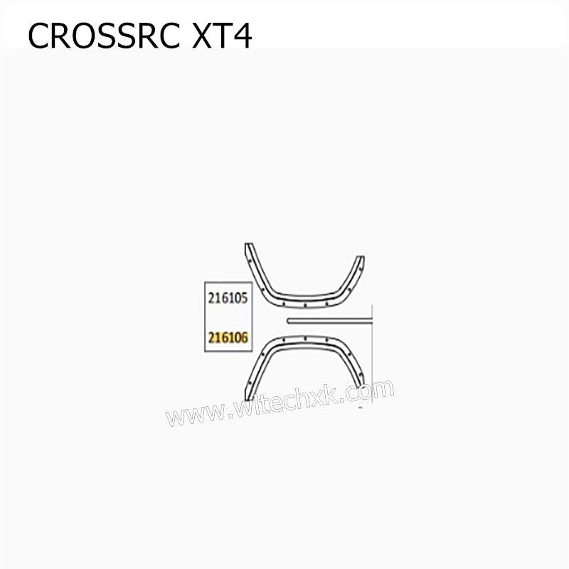 CROSSRC XT4 Parts Fender Kit CS-97400926