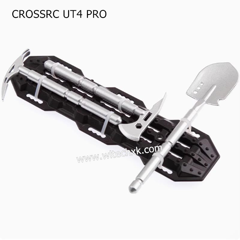 CROSSRC UT4 PRO Parts RC Mood Parts Shovel Axe Pickaxe Escape Board SILVER