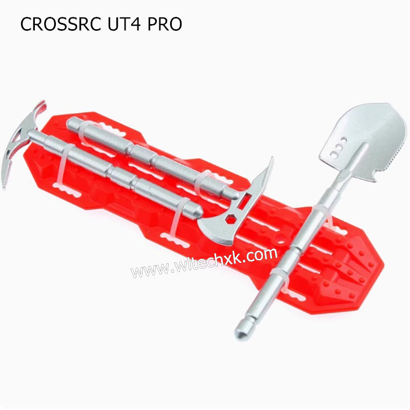 CROSSRC UT4 PRO Parts RC Mood Parts Shovel Axe Pickaxe Escape Board RED SILVER