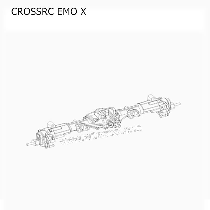 CROSSRC EMO X Parts Rear Axle Assembly CS-97401073