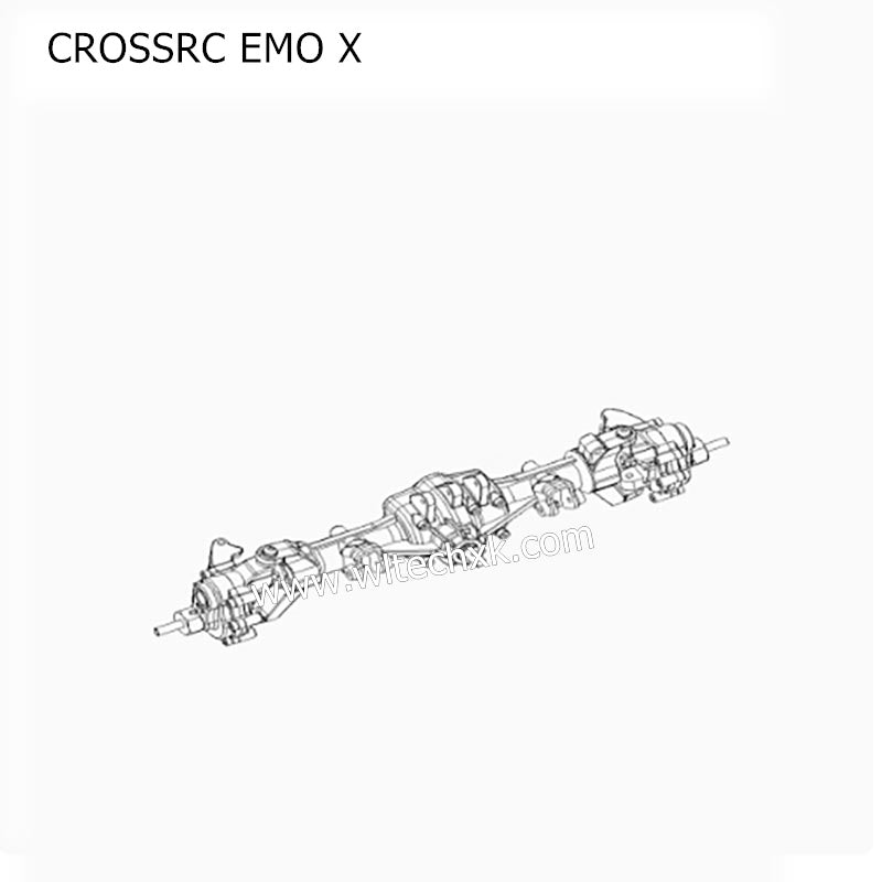 CROSSRC EMO X Parts Front Axle Assembly CS-97401072