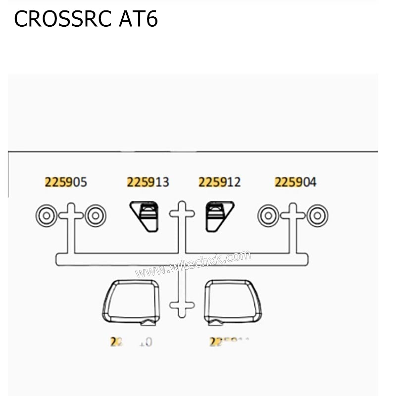 CROSSRC AT6 Parts Rearview Mirror CS-97401029-2