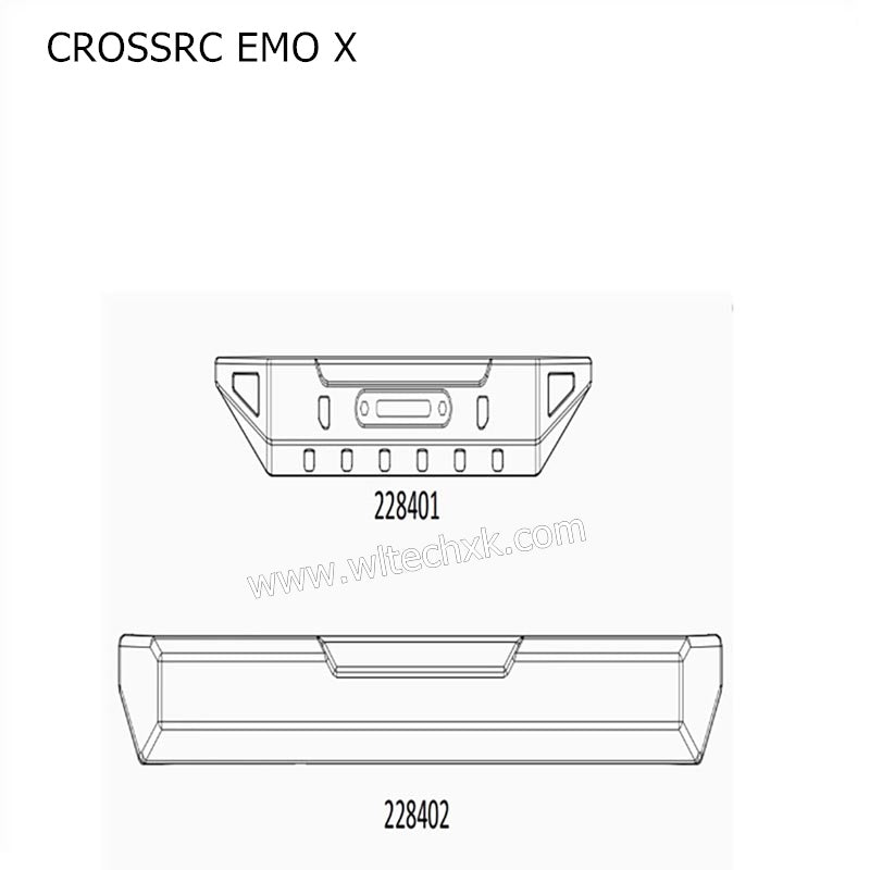 CROSSRC EMO X Parts Front and Rear Bumpers CS-97401084