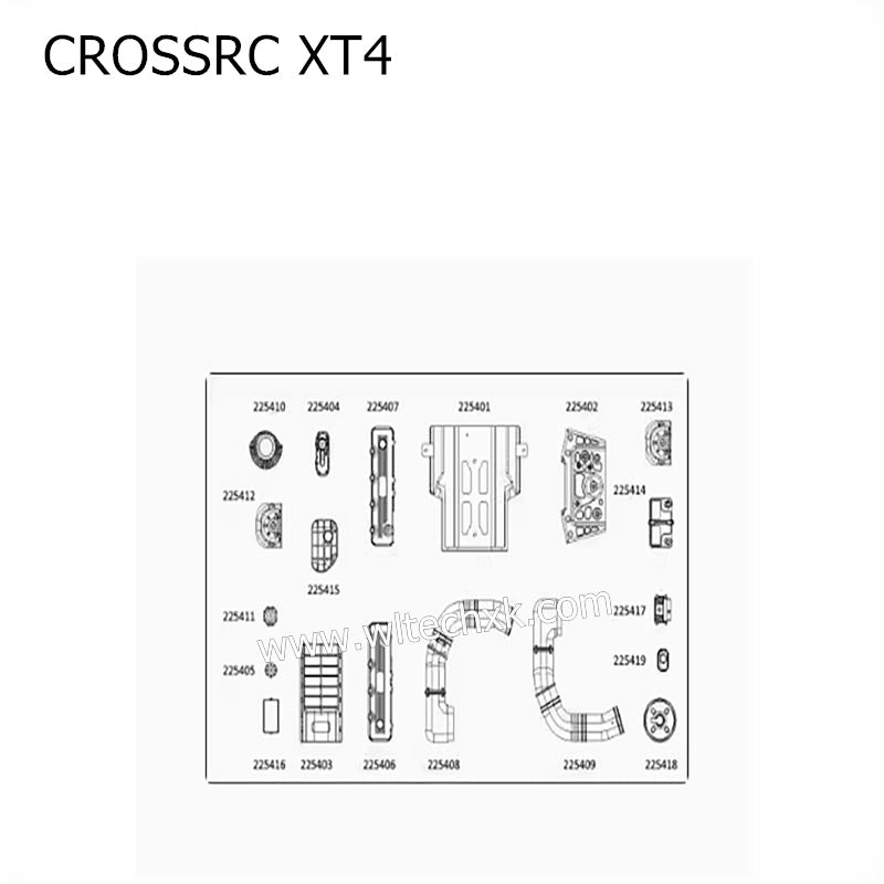 CROSSRC XT4 Parts Engine Interior Kit CS-97400949