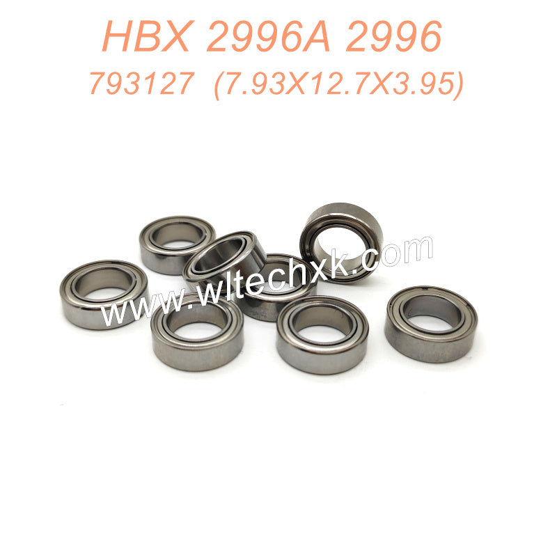 793127 Ball Bearings (7.93X12.7X3.95)  Parts For HAIBOXING 2996 2996A