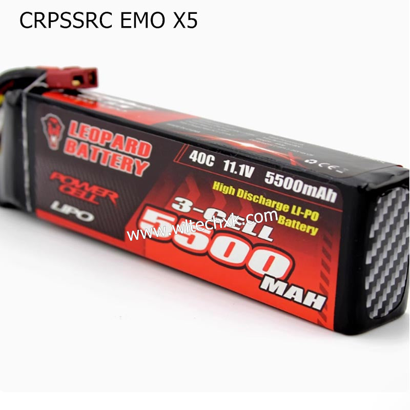 CROSSRC EMO X5 Parts Leopard 3S Short 5500mah