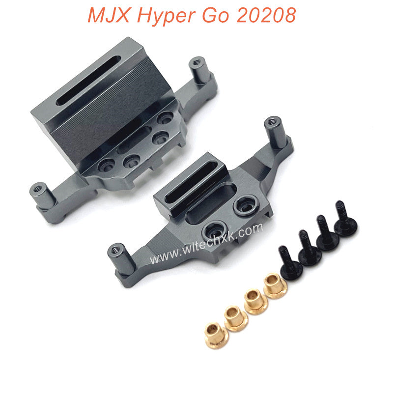 8-MJX Hyper Go 20208 parts metal upgrade front and rear shock absorber frame-4