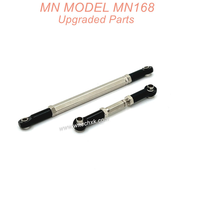 8-MN-Model-MN168-Upgrade-Metal-Front-Axle-Steering-Rod-Black(1)