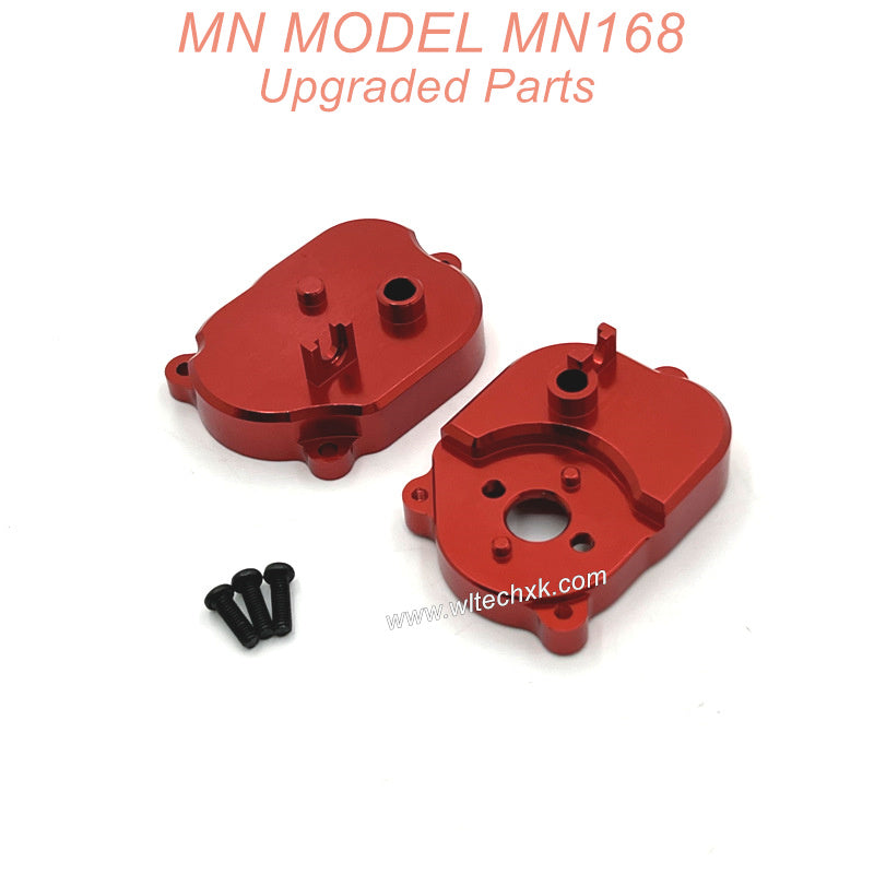 8-MN-Model-MN168-Upgrade-Metal-Gearbox-Cover-Red(1)