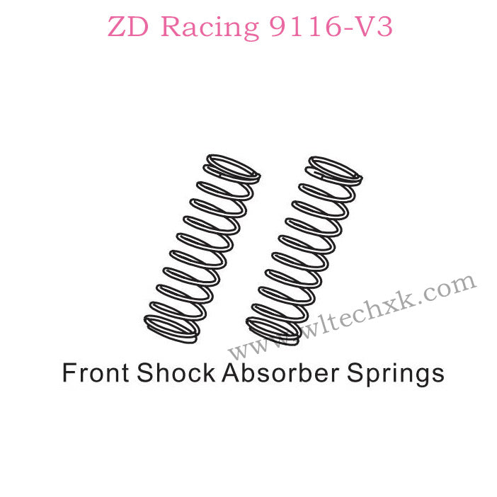 ZD Racing 9116-V3 Parts Front Shock Absorbers Springs 8003