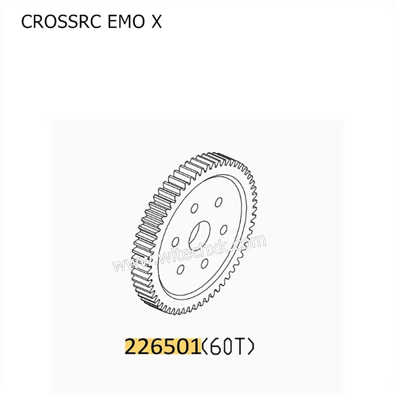 CROSSRC EMO X Parts Big Gear 226501 CS-97401064