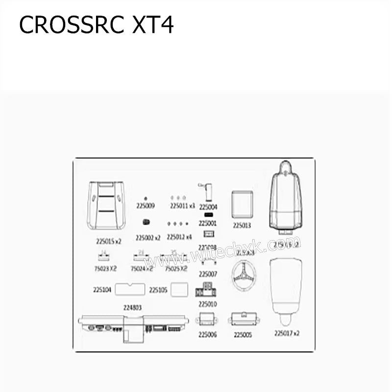 CROSSRC XT4 Parts Car Interior Kit CS-97400946