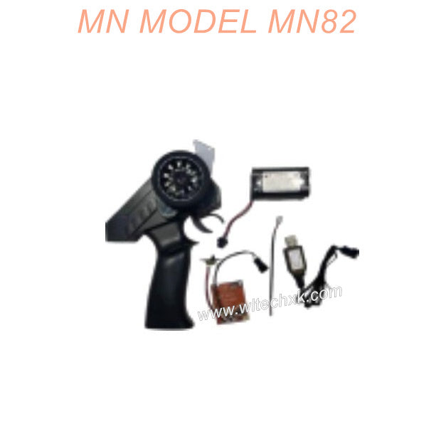 82K.7AW.O MN MODEL MN82 RC CAR Parts Receiver Transmitter Batttery USB Charger