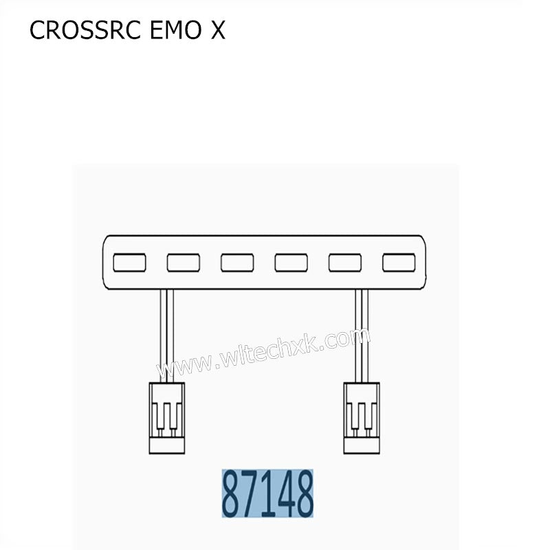CROSSRC EMO X Parts Center Grille Light CS-97401090