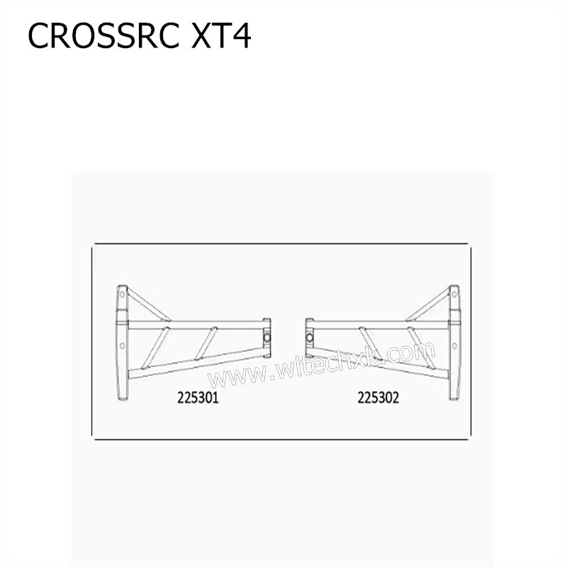 CROSSRC XT4 Parts Door Guardrail Kit 225301 225302 CS-97400941
