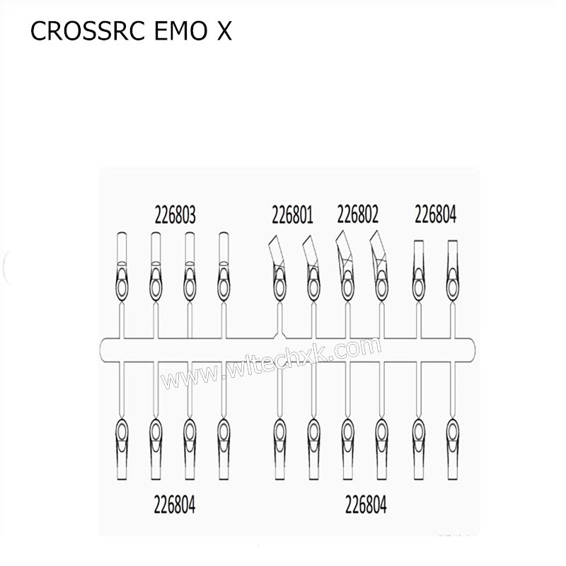 CROSSRC EMO X Parts Ball Head Buckle Assembly CS-97401085-1