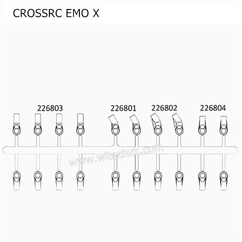 CROSSRC EMO X Parts Ball Head Buckle Assembly CS-97401085-2