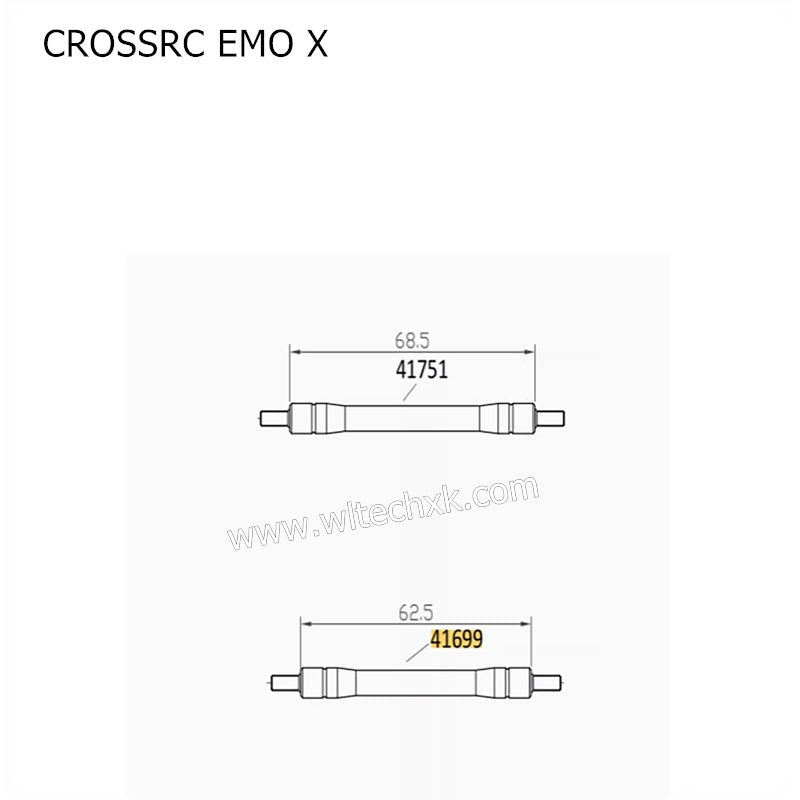 CROSSRC EMO X Parts Balance Rod Assembly CS-97401103-2