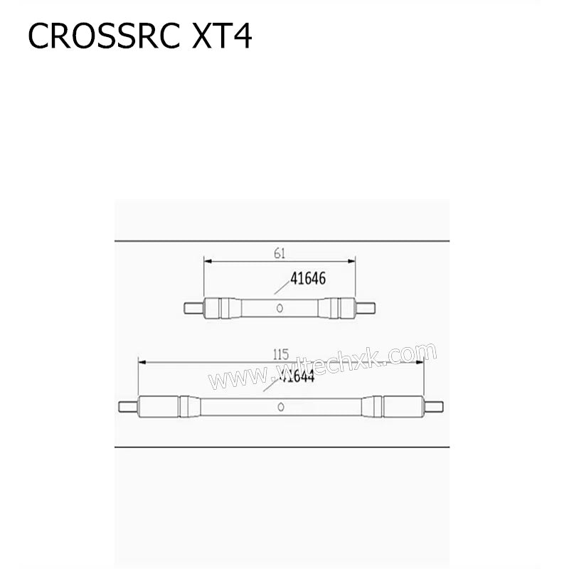 CROSSRC XT4 Parts Steering Tie Rod Kit 41646 41644 CS-97400953
