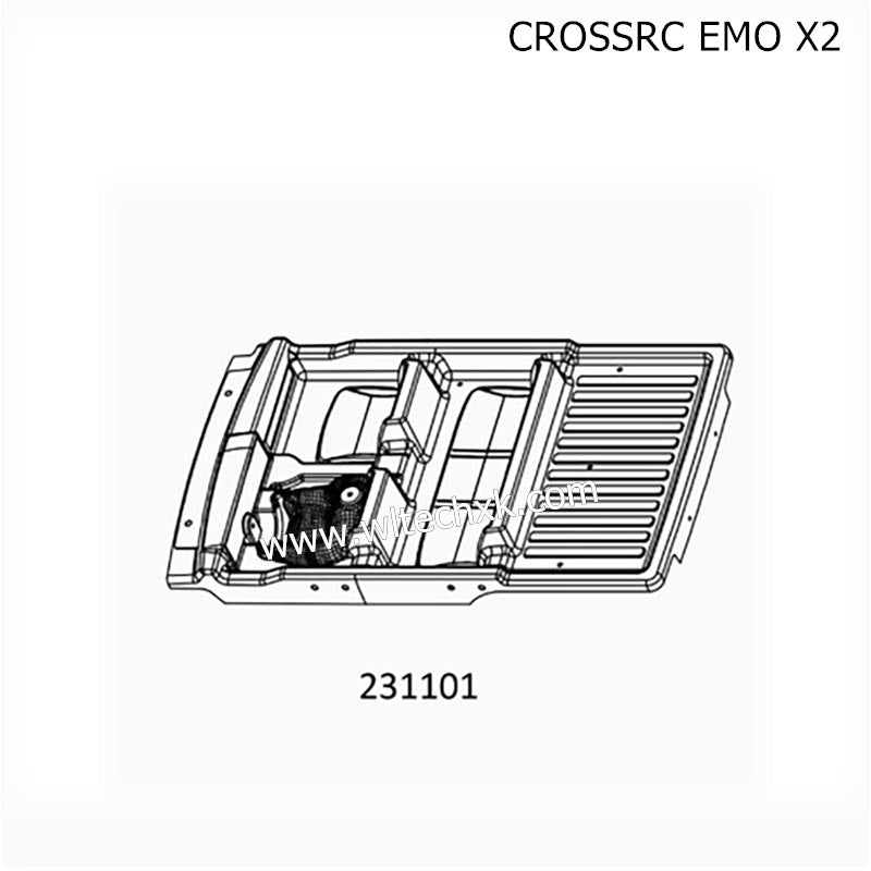 CROSSRC EMO X2 Parts Interior Transparent 231101 CS-97401187