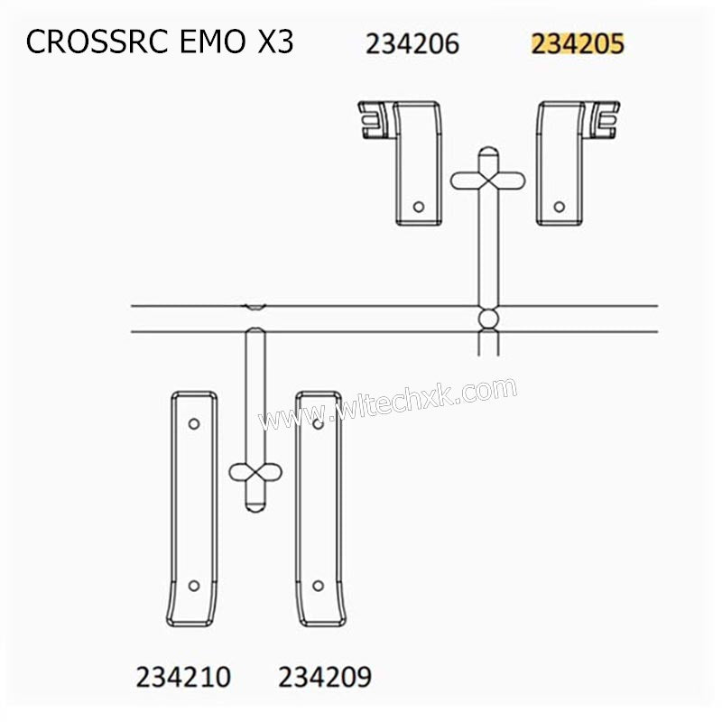 CROSSRC EMO X3 Parts Beam Lining CS-97401237