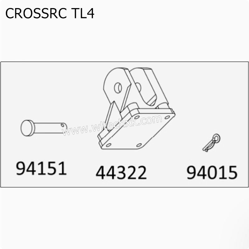 CROSSRC TL4 Parts Rear Tow Hook Seat CS-97401371