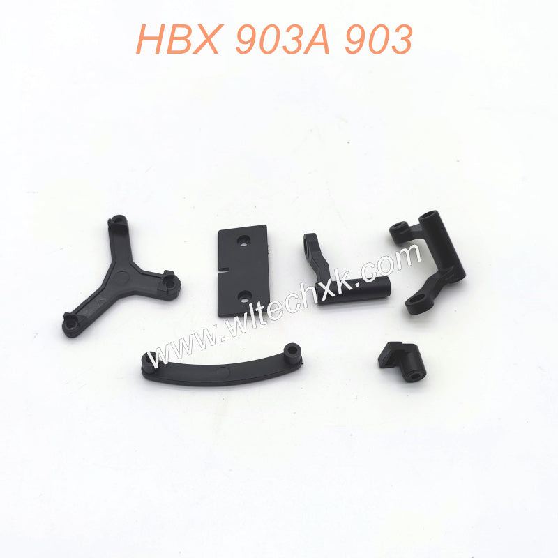 90106 Steering Post+Steering Ackerman Plate+Servo Mount Parts for HAIBOXING 903 903A-1