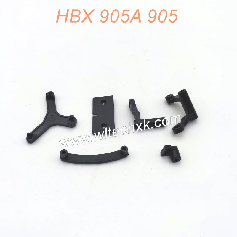 90106 Steering Post+Steering Ackerman Plate+Servo Mount Parts for HAIBOXING 905A 905-1