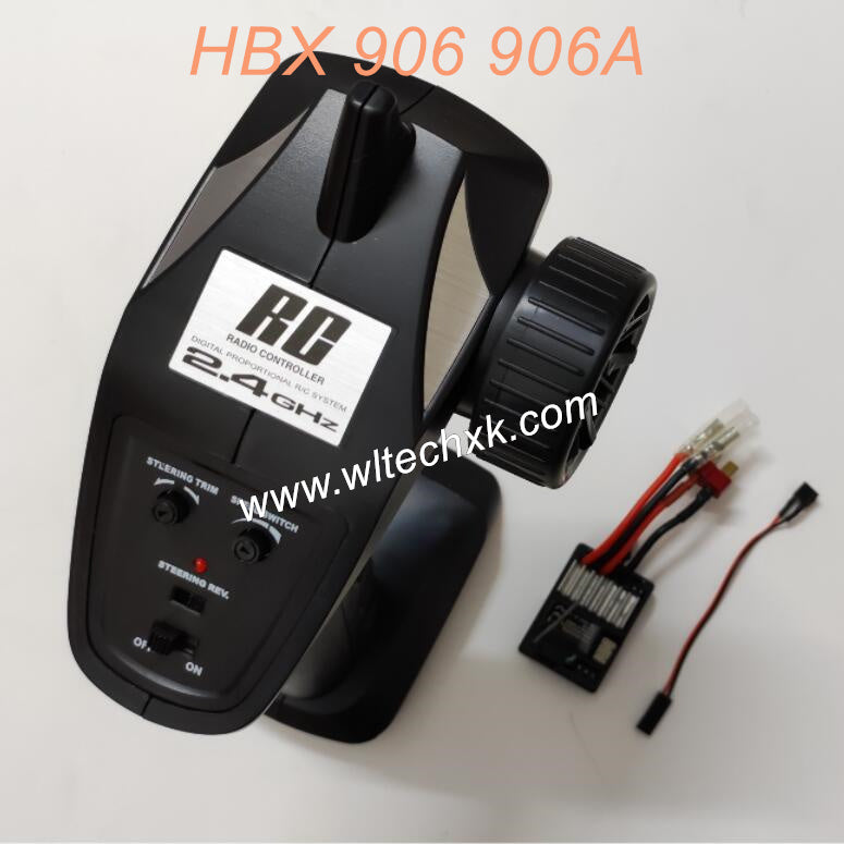 90127-HBX 906 Transmitter 12670-2.4G+Receiver 90127 (for Brushed Car)