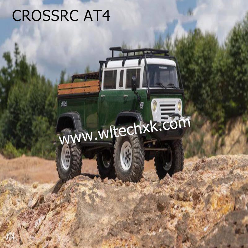 CROSSRC AT4 Parts Complete Car Shell Kit (sprayed green) CS-97400963-1