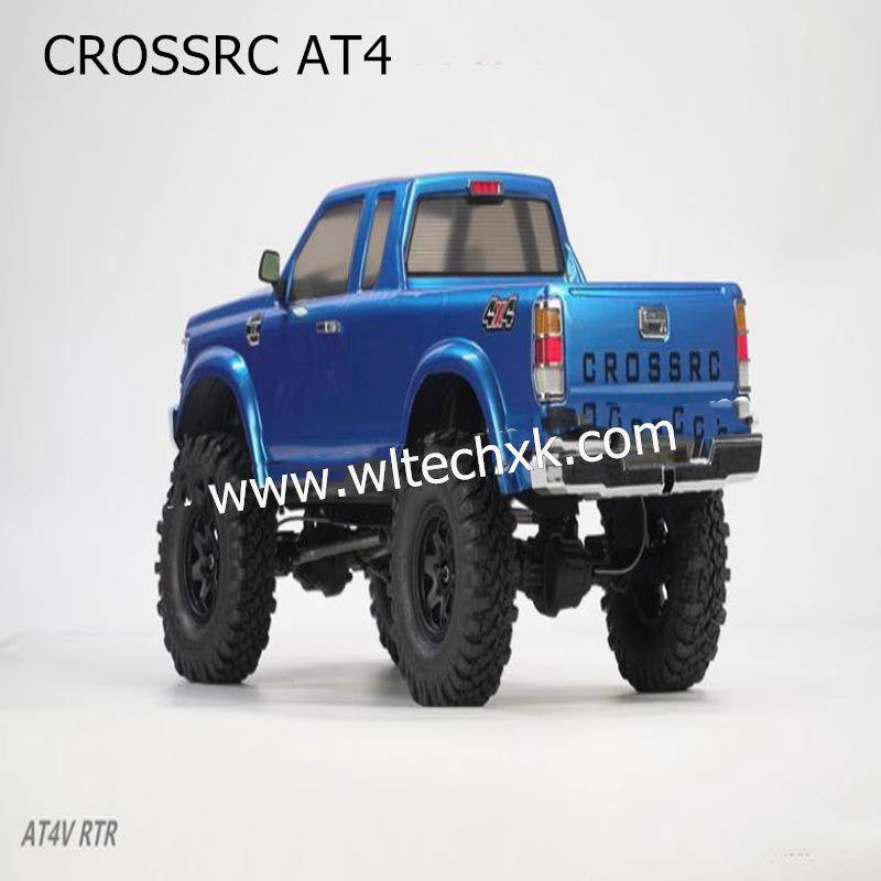 CROSSRC AT4 Parts Car Shell + Car Shell Decoration (blue) CS-97400957-1