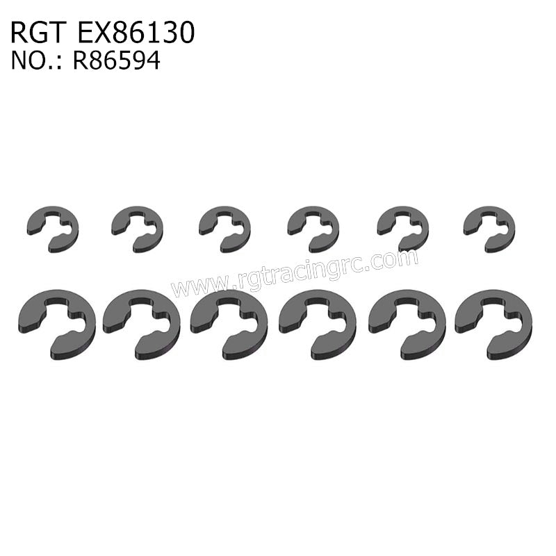 RGT EX86130 Original Parts E-Clips 2.3mm 4mm R86594