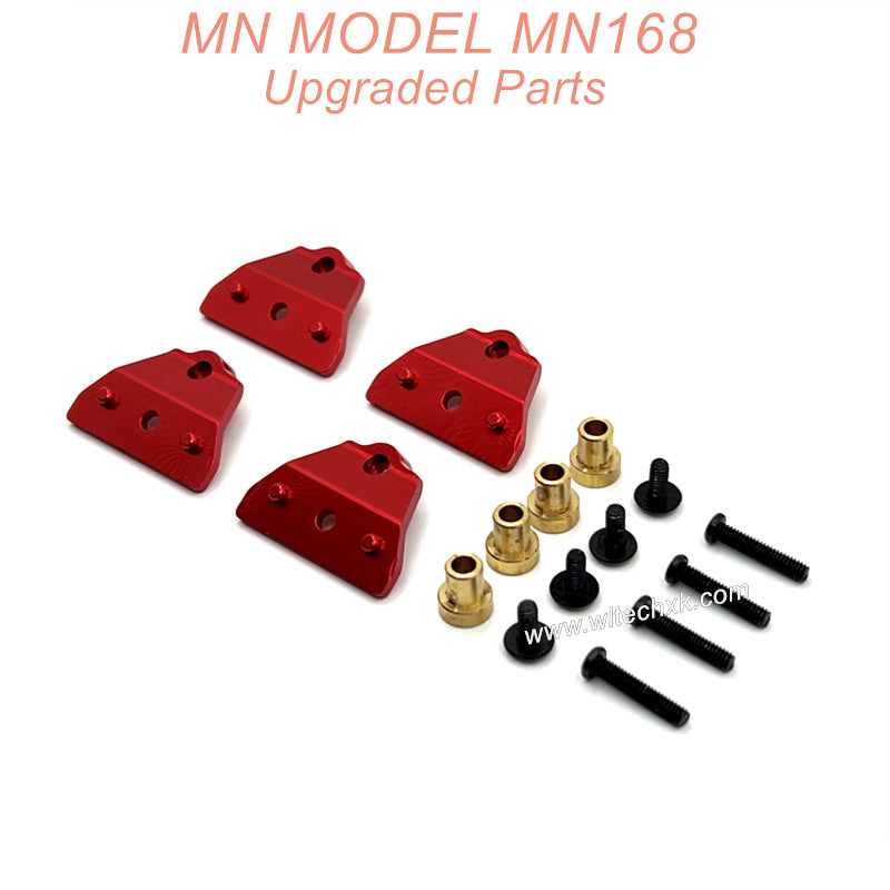 9B-MN-Model-MN168-Upgrade-Parts-Metal-Shock-Absorber-Bracket-Red(1)