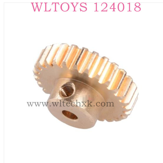 WLTOYS 124018 RC Car Original parts A959-B-15 Motor Gear 27T gold