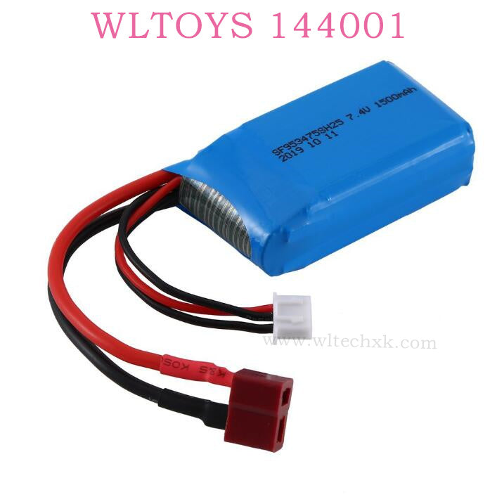 WLTOYS 144001 RC Car Original parts 7.4V Battery