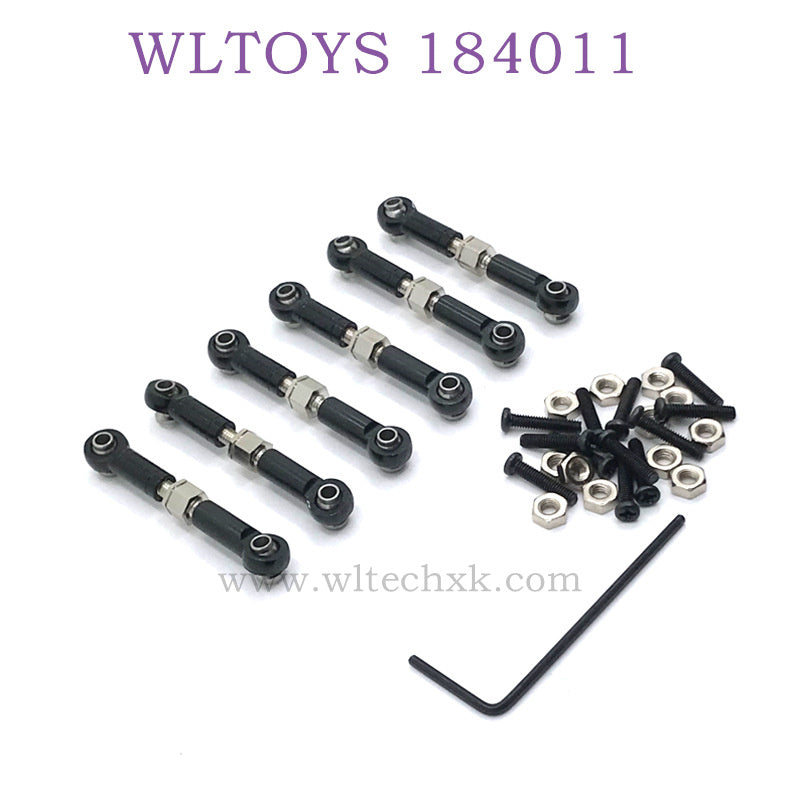 Upgrade For WLTOYS 184011 Parts Connect Rod black
