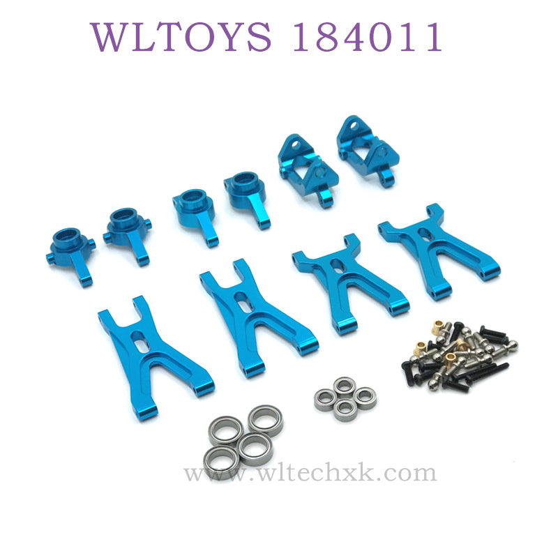 Upgrade For WLTOYS 184011 Parts Swing Arm Kit blue