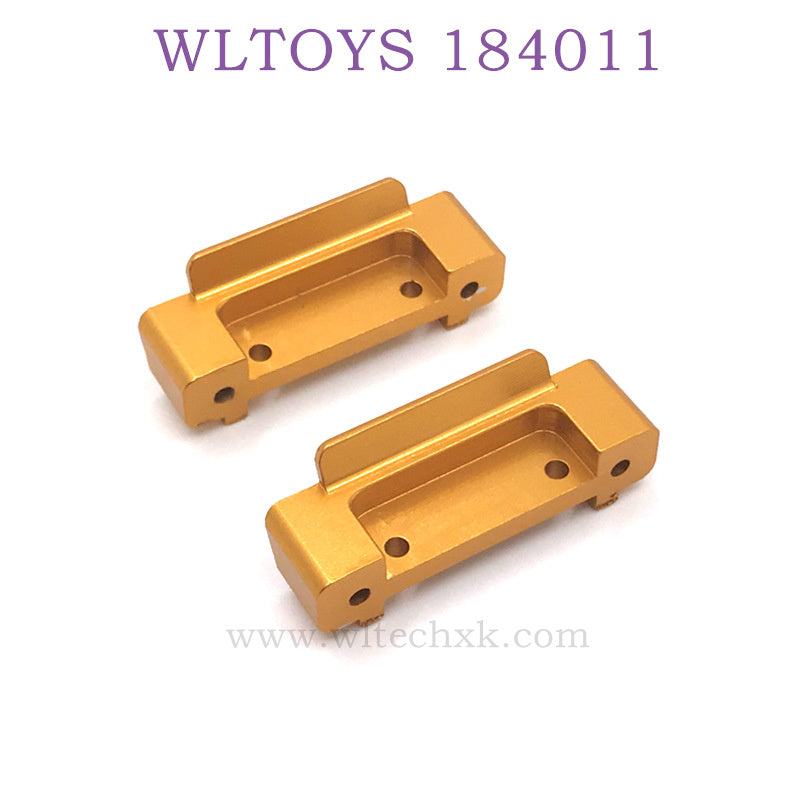 Upgrade For WLTOYS 184011 Parts Metal Front and Rear Protector gold