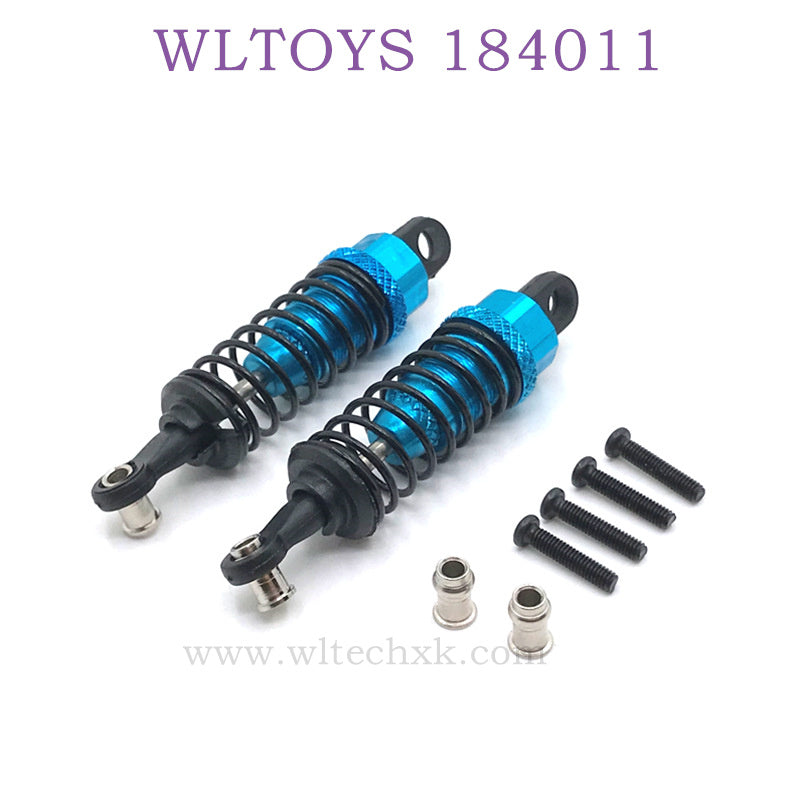 Upgrade For WLTOYS 184011 Parts Semi Metal Shock Absorber blue
