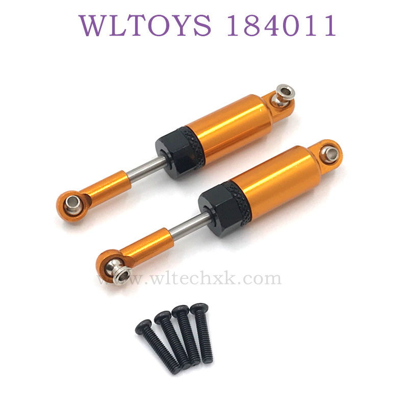 Upgrade For WLTOYS 184011 Parts Metal Shock Absorber gold