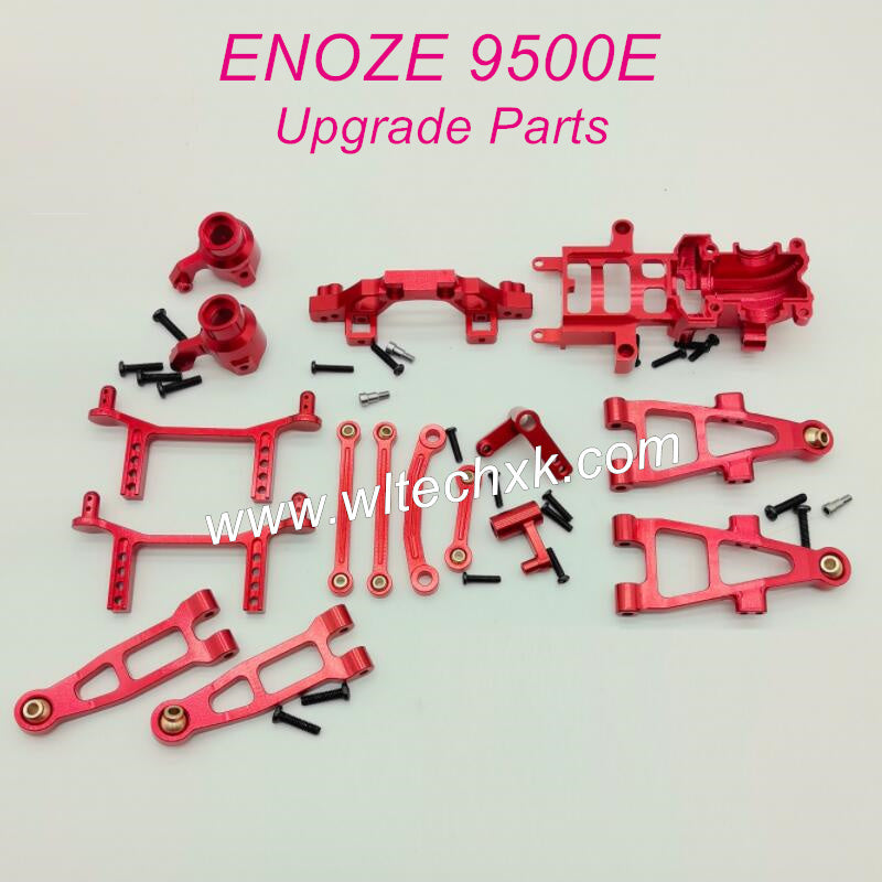 B1-ENOZE 9500E Upgrade Parts Metal Gearbox and Swing Arm kits Red