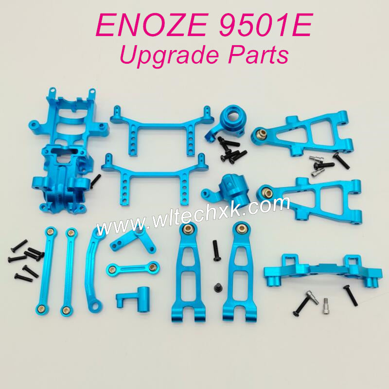 B1-ENOZE 9501E Upgrade Parts Metal Gearbox and Swing Arm kits Blue