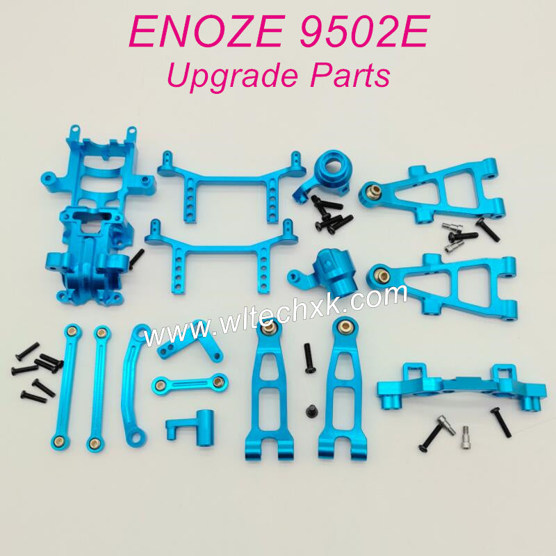 B1-ENOZE 9502E Upgrade Parts Metal Gearbox and Swing Arm kits Blue